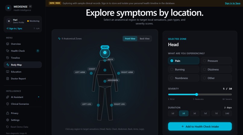 MediSense AI – screenshot 4
