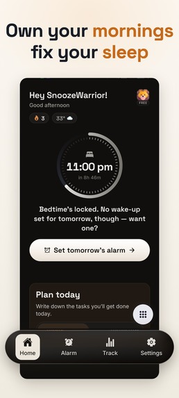 SnoozeWar: Alarm & Sleep – screenshot 1