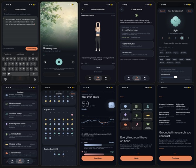 Even: Stress Tracker & Relief – screenshot 1