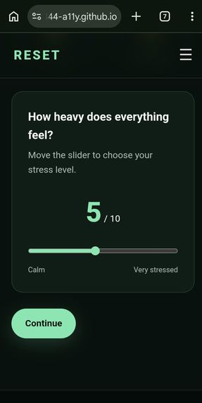 RESET – screenshot 3
