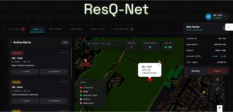 ResQNet – screenshot 3