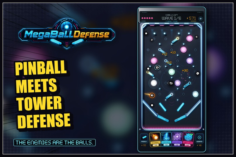 MEGABALL - Pinball Tower Defense – screenshot 1