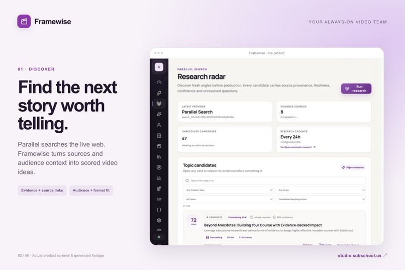 Framewise – screenshot 2