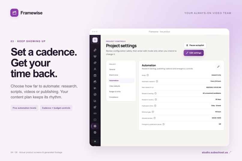 Framewise – screenshot 4