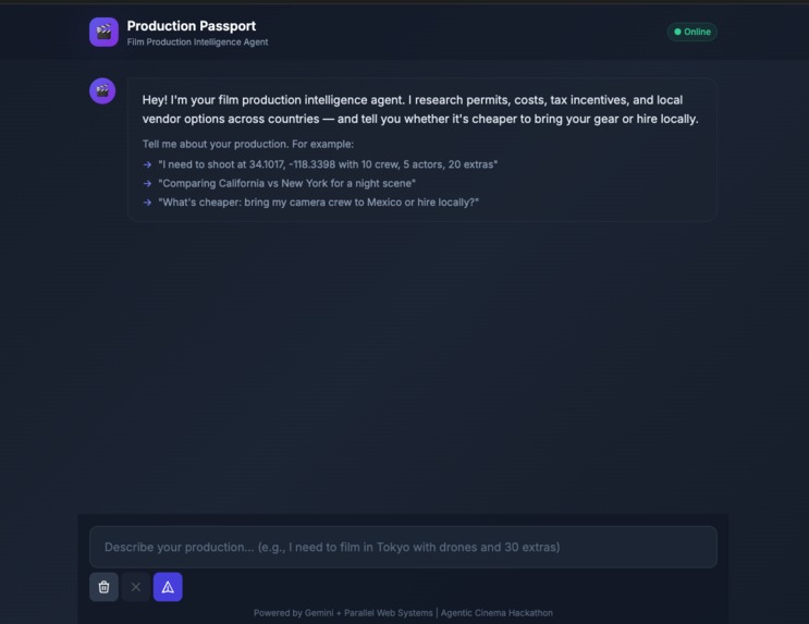 Production Passport – screenshot 1
