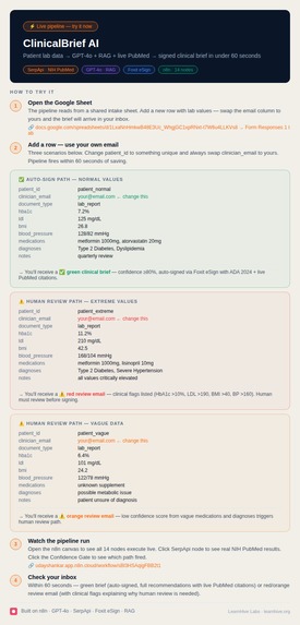 ClinicalBrief AI – screenshot 3