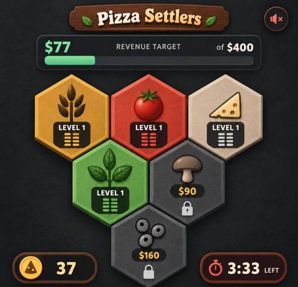 Pizza Settlers – screenshot 1