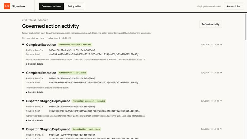 Signalbox – screenshot 2