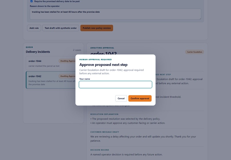 ResolveDesk — Order Exception Captain – screenshot 4