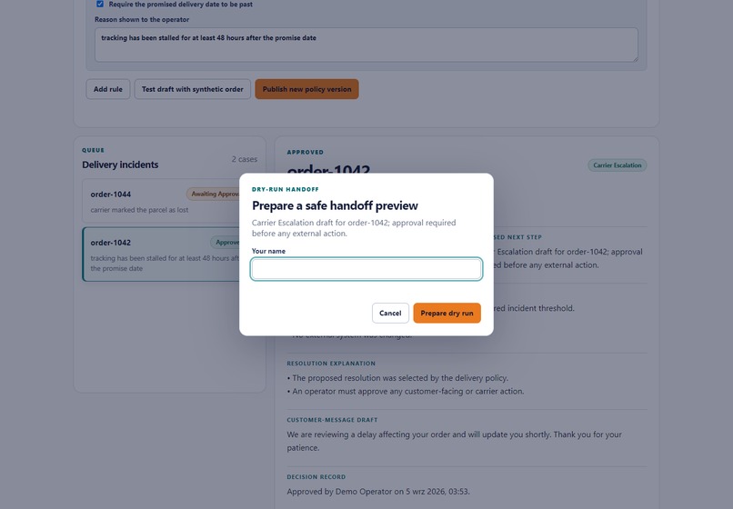ResolveDesk — Order Exception Captain – screenshot 6