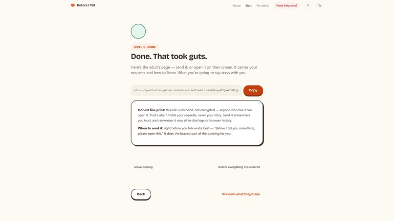 Before I Tell – screenshot 5