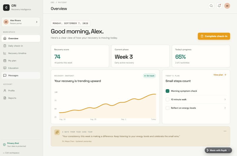 RecoveryNest – screenshot 2