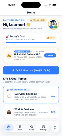 English Collocations: Colloca – screenshot 1