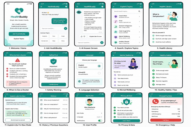Health Buddy  – screenshot 1