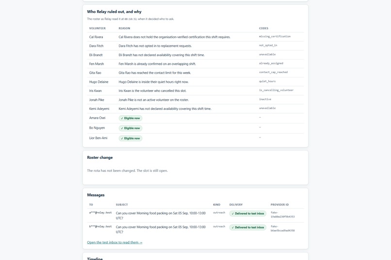 Relay – screenshot 1