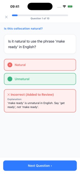 English Collocations: Colloca – screenshot 3