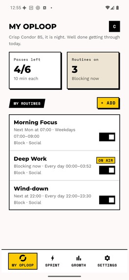 OpLoop – screenshot 2