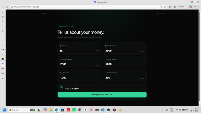 MoneyEcho – screenshot 2