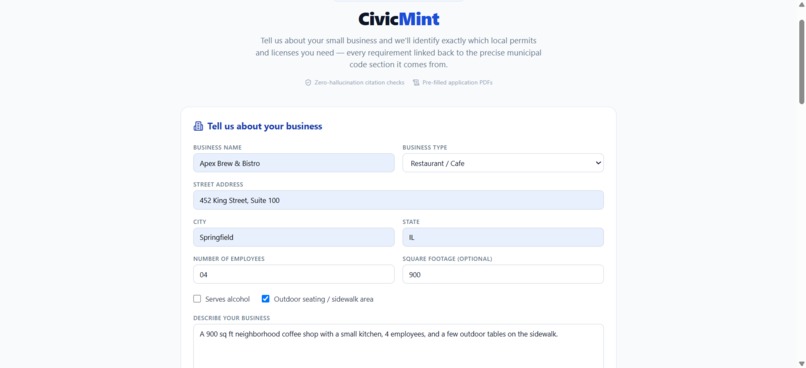 CivicMint – screenshot 1