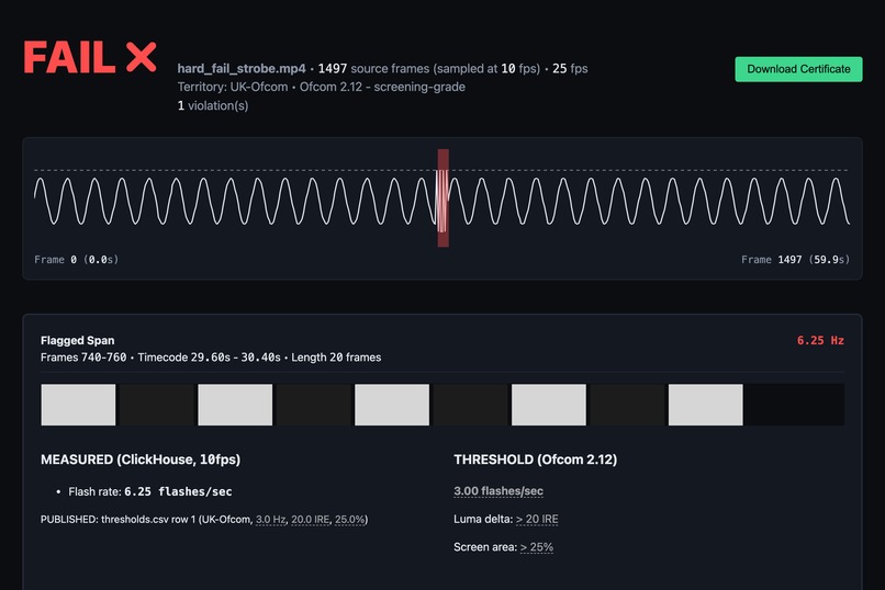 Flashframe – screenshot 1