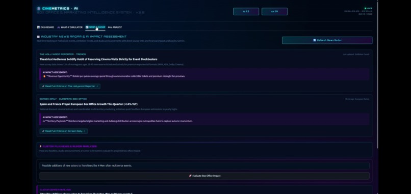 CineMetrics AI with ClickHouse – screenshot 6