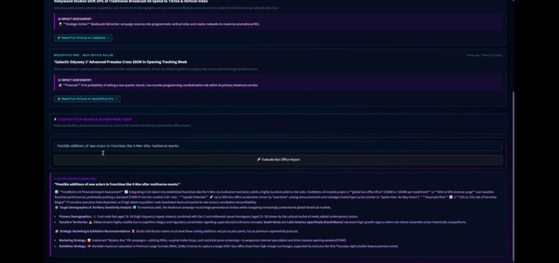 CineMetrics AI with ClickHouse – screenshot 7
