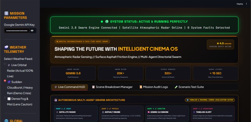 CrisisShift OS — Autonomous Cinema Command – screenshot 4
