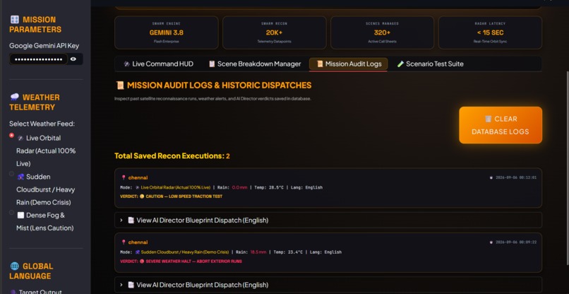 CrisisShift OS — Autonomous Cinema Command – screenshot 12
