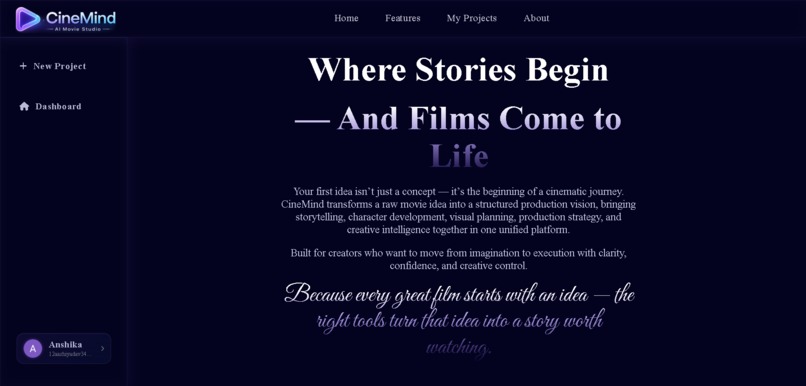 CineMind — AI-Powered Agentic Movie Studio – screenshot 7