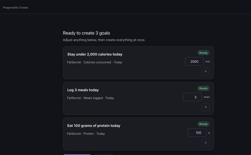 ProgressOS – screenshot 3