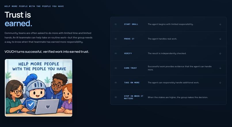 VOUCH – screenshot 2