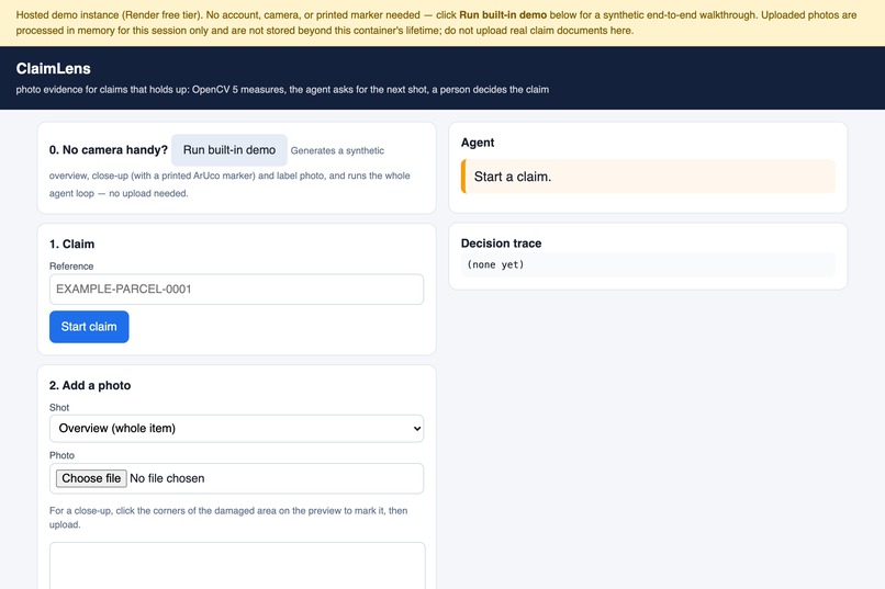 ClaimLens – screenshot 1