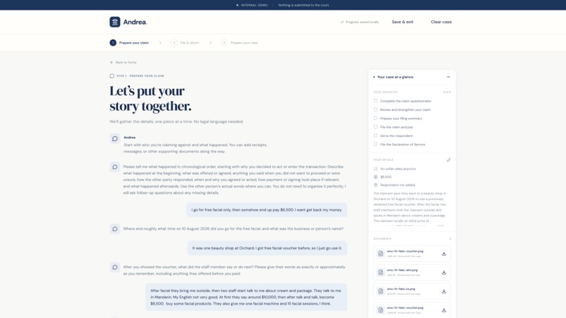 Project Andrea – screenshot 2