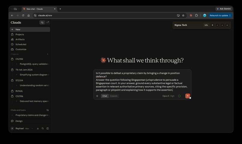 Sigma tech – screenshot 1