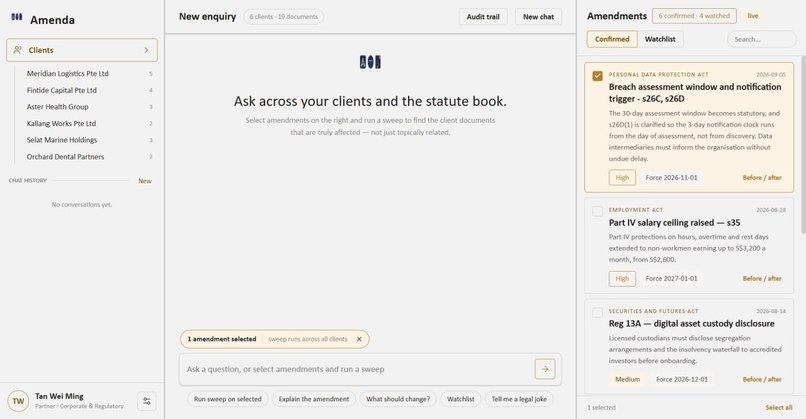 Amenda – screenshot 1