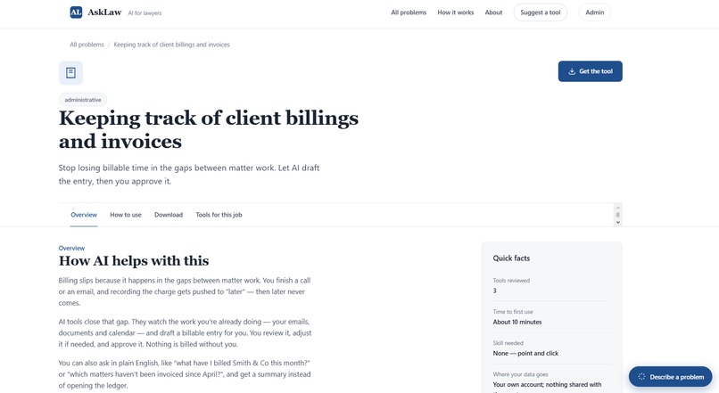 AskLaw  – screenshot 2