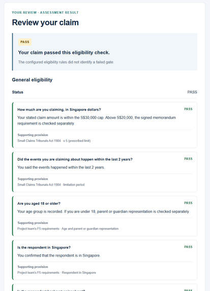 Hackathon - MinLaw – screenshot 1