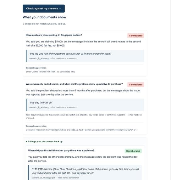 Hackathon - MinLaw – screenshot 3