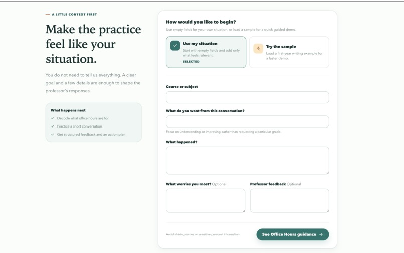 Campus decoder – screenshot 3