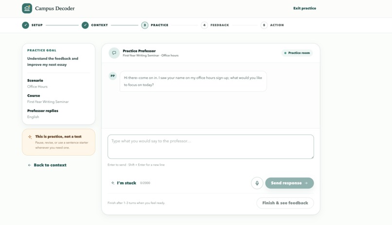 Campus decoder – screenshot 7