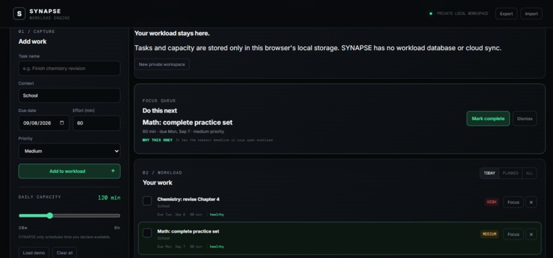 SYNAPSE – screenshot 3