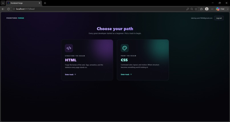 frontend forge – screenshot 3