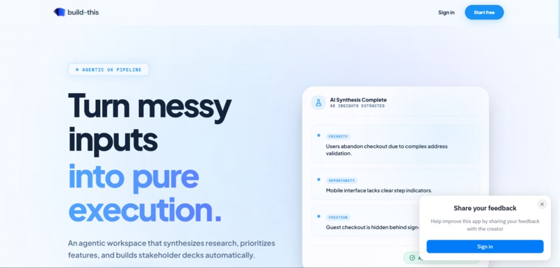 AI-Powered UX Workflow Automation – screenshot 1