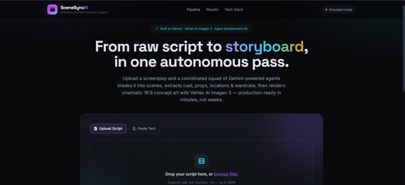 SceneSyncAI – screenshot 1