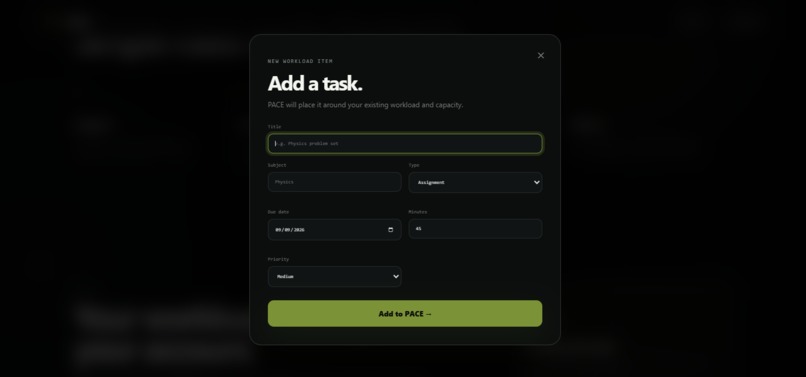 PACE – screenshot 5
