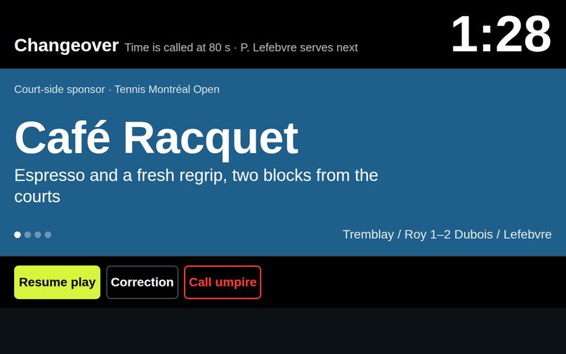 RallyPoint - Tennis Courtside Assistant – screenshot 2