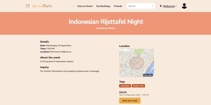 SecondPlate – screenshot 2