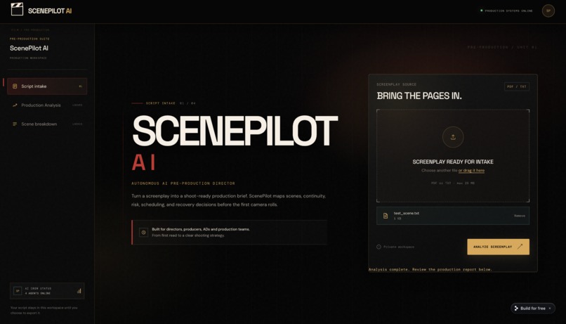 ScenePilot AI – screenshot 1