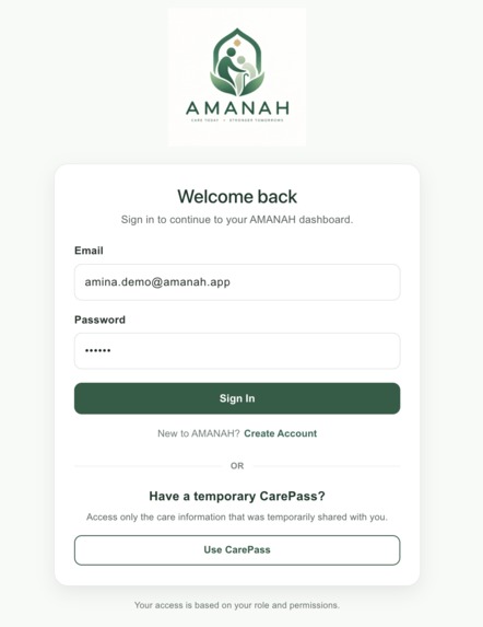 AMANAH – screenshot 2