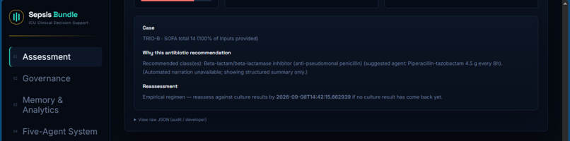 sepsis-multi-Agent system – screenshot 5